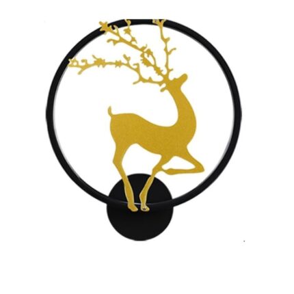 Lampa de perete interior Nordica moderna cu LED, abajur acrilic rotund, trei moduri de lumina, 30 x 35 cm, putere 18 W, 240 V, culoare Negru