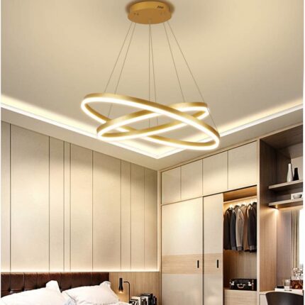 Lustra Led SLS - Design Modern, Inaltime Reglabila, Telecomanda, 60x40 cm, 5515
