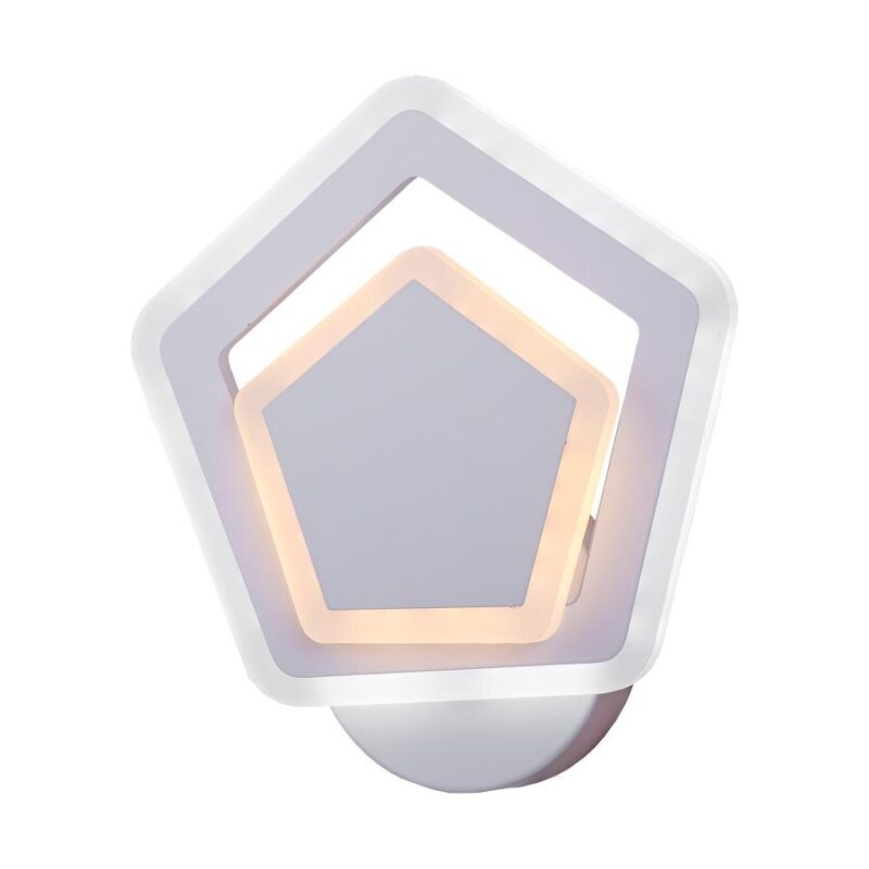 Aplica Led de Perete Alessandro Design Mimi, 28W, 3000/4000/6000K, Alb