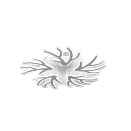 Lustra LED RFAN, 974/5, cu Telecomanda, 3 Tipuri de Lumina, Intensitate Reglabila, 150W, Alb