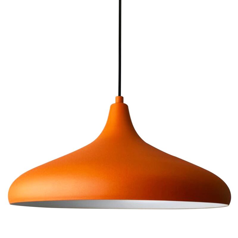 Lampa Moderna Decorativa, Bamyum, E27 Soclu, Metal, Portocaliu, 35 cm