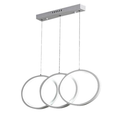 Lustra LED Circle Design lumina calda, rece si lumina naturala 3 Brate reglabile trandafi led 8870/3