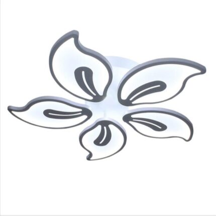 Lustra led moderna slim, model deosebit ALB, led inclus, 3 Functii Telecomanda 6667