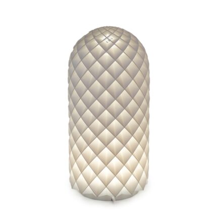 Lampa de birou printata 3D, alba, LED inclus, PLA