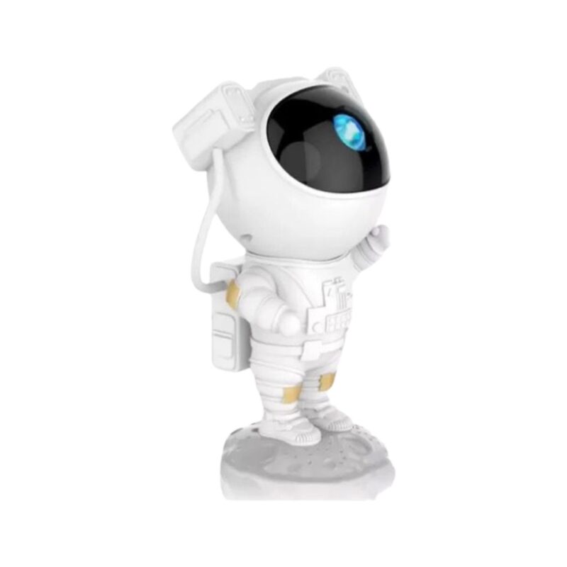 Proiector astronaut cu joc de lumini stele si galaxii, alb, Astronaut Starry Sky Projector
