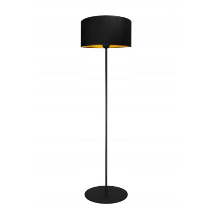 Lampa de podea, Komat, Metal, 1 x E27, 60W, 240V, 160 cm, Negru