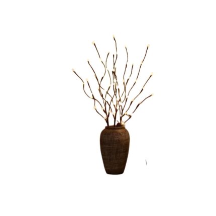 Creanga decorativa, LED integrat, Plastic, 72 cm, Negru, BRANCHLUMOS