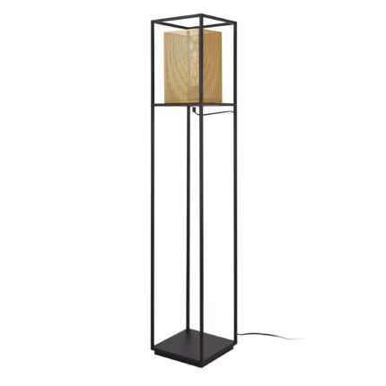 Lampa de podea, lux.pro, PXQD-0015 Southport, 123 x 22 x 22 cm, 1 x E27, max. 40W, metal, negru, auriu