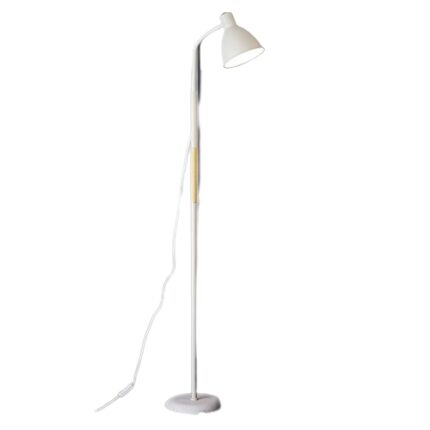 Lampadar Veioza, Model 710, Fix, Otel, Plastic, Polietilenic, Alb, Inaltime 150 cm