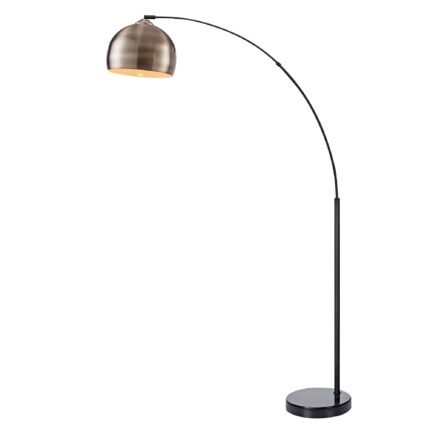Lampa de podea, Teamson Home, negru/maro