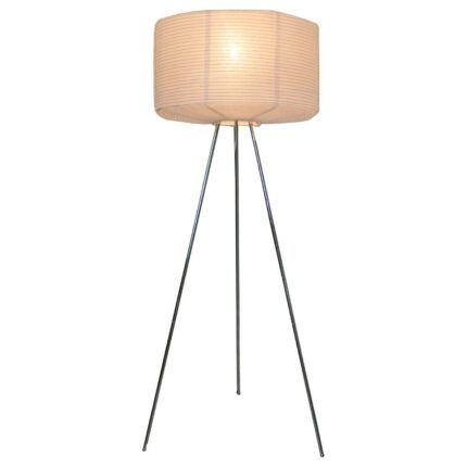 Lampadar Marta, 2xE27, 40W, 45X138cm, cu fir 2.5m si Picioare Cromate