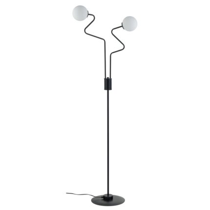 Lampadar, Sigma, G9, 12 W, Otel, 162 cm, Negru