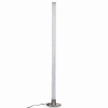 Lampadar LED modern, 10.5W, 1100lm, lumina calda + RGB, telecomanda, 118 cm
