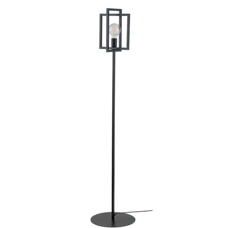 Lampadar, Sigma, E27, 60 W, Otel, 161 cm, Negru
