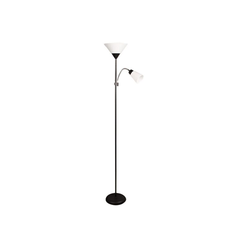 Lampa de podea, Keskor, Plastic, Negru, 4,5X174 cm