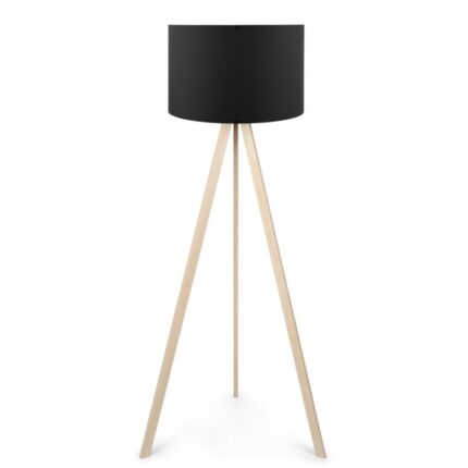 Lampadar, Pako World, LPD-53448, Negru, 38x38x140 cm