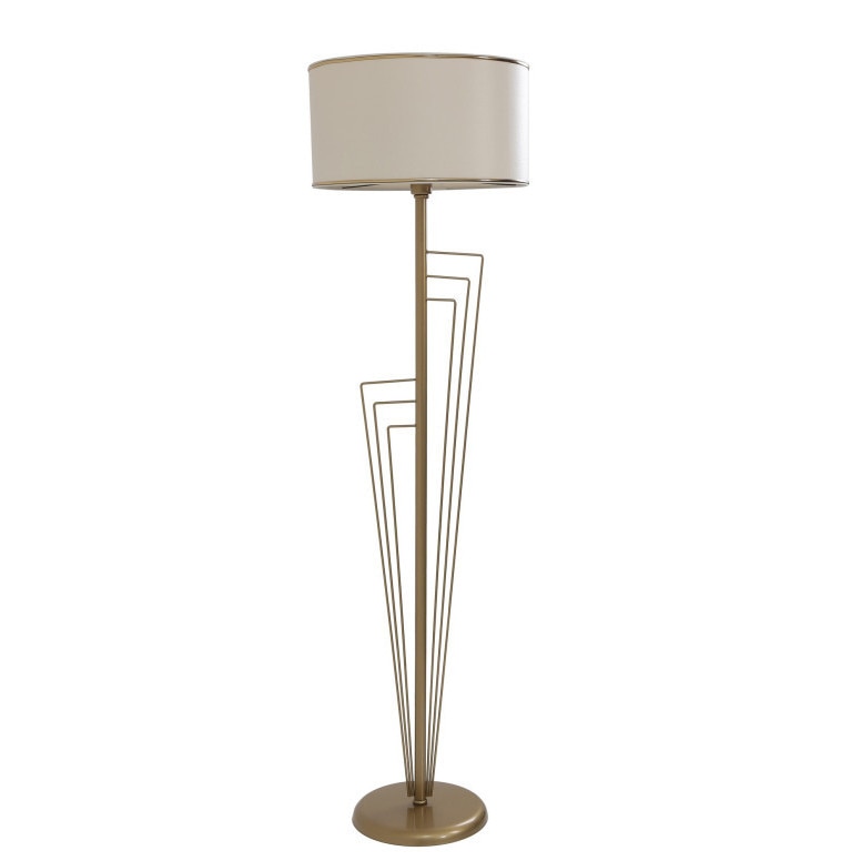 Lampadar, LPD-55080, Crem, 45x45x165 cm