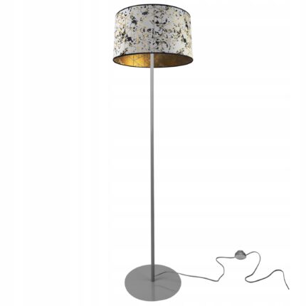Lampa de podea, Light-Home, WERONA 2400/40/LS, metal/lemn, con, 153cm, gri