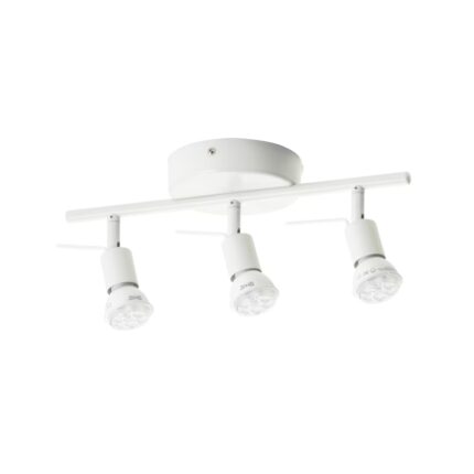 Lustra Bibilel de tavan, cu 3 spoturi, 36 cm, Alb, IKA-BBL7666