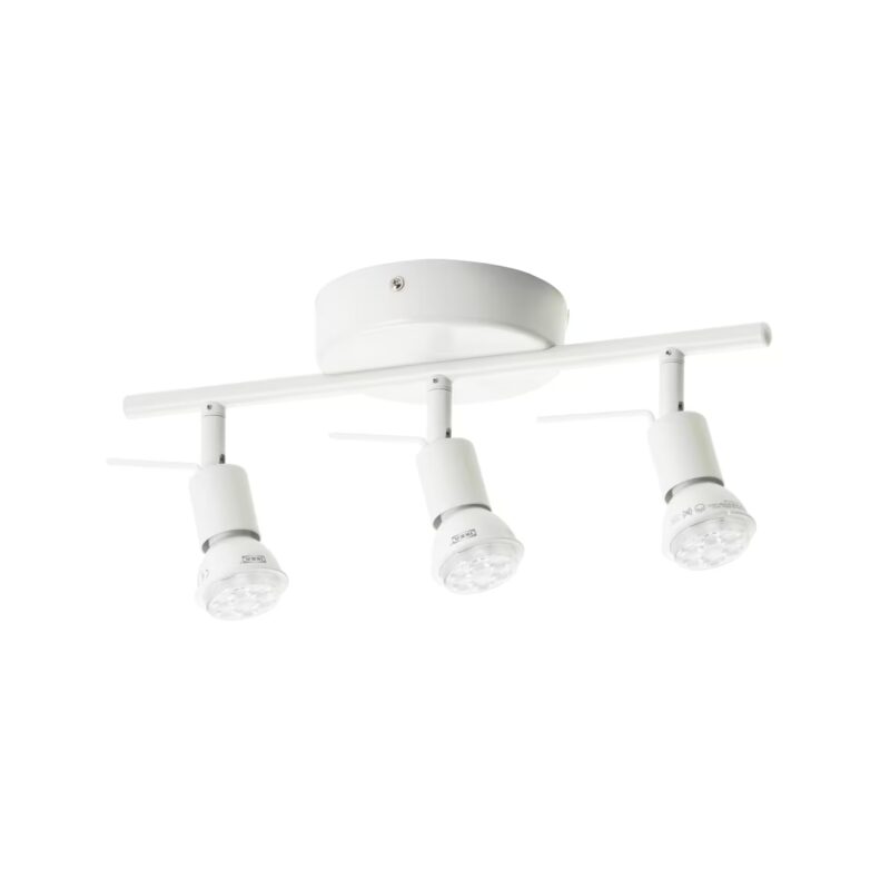 Lustra Bibilel de tavan, cu 3 spoturi, 36 cm, Alb, IKA-BBL7666