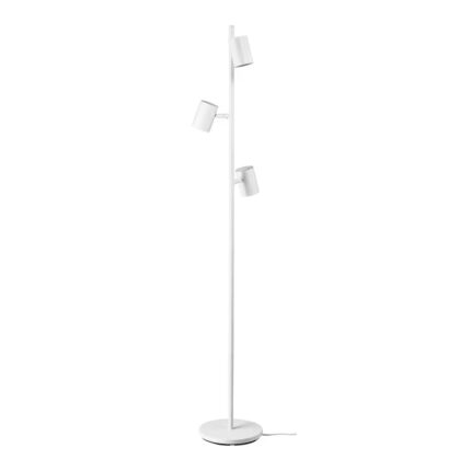 Lampadar din otel cu 3 spoturi, alb, 160 cm, 8.5W, GU10