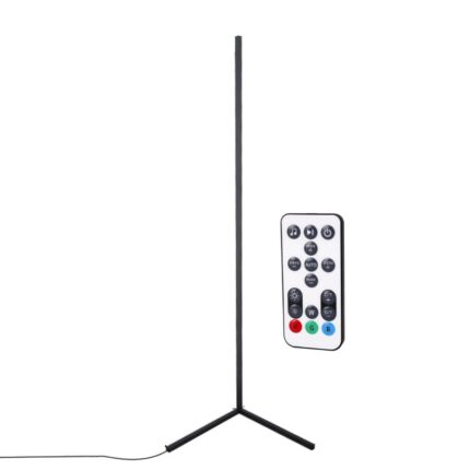 Lampa de colt RGBCCT 9W Master LED, 140cm, cu telecomanda, negru