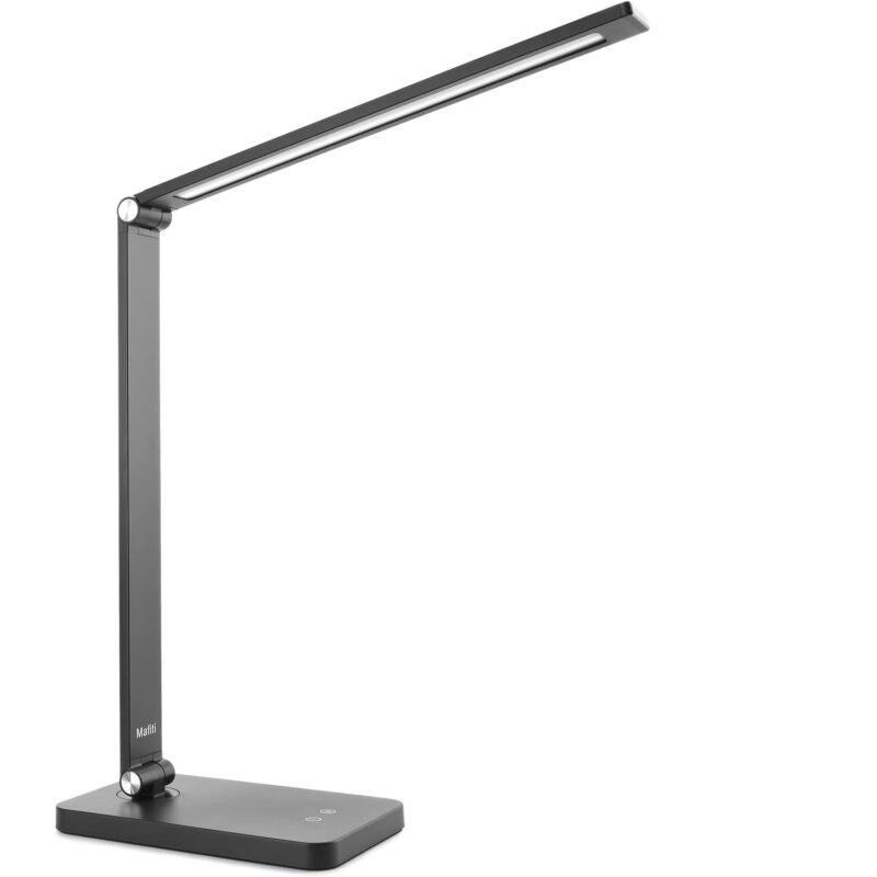Lampa de birou LED reglabila 5 culori si 3 niveluri de luminozitate, prietenoasa cu ochii