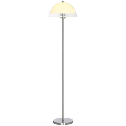 Lampa de podea, Homcom, design modern, E27, alb, 150cm