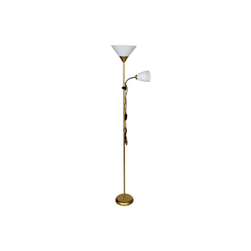 Lampa de podea, Keskor, Metal, Auriu, 24,5X174 cm