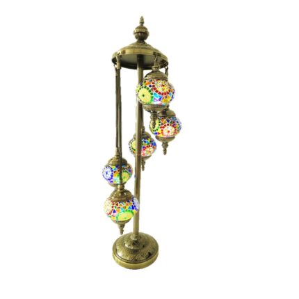 Lampadar din bucati de sticla, mozaic multicolor