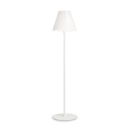 Lampa cu picior inalt Ideal Lux, 60W, E27, Ø39x169.5 cm, Alb