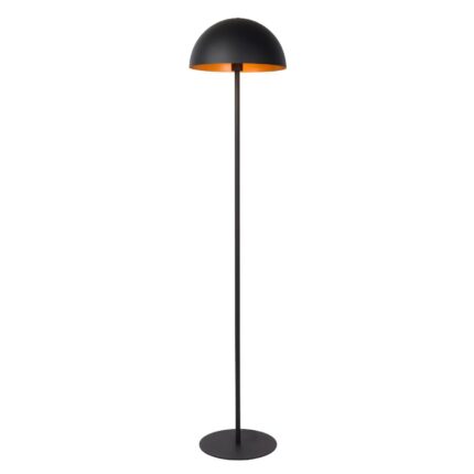 Lampadar Siemon, Lucide, Otel, Negru