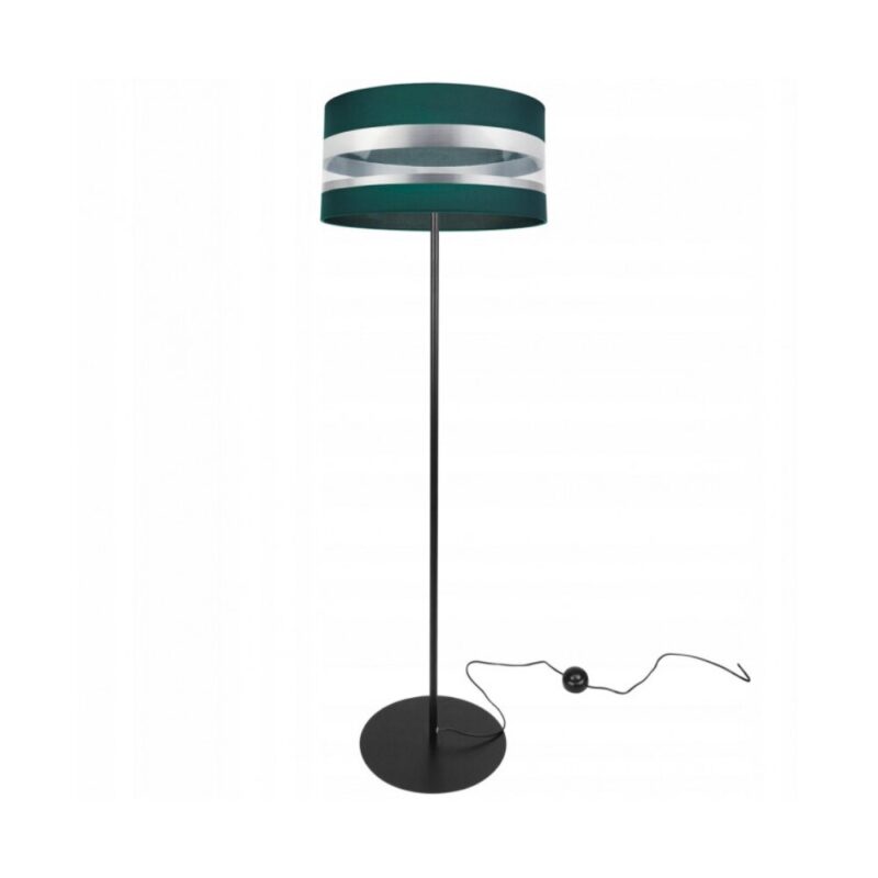 Lampa de podea cu abajur Light Home, Metal, 153 cm, Verde