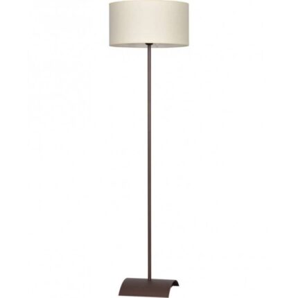 Lampa de podea cu abajur Light Home, Metal, 154 cm, Maro