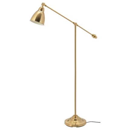 Lampadar pentru citit, alama, 146 cm, 15W, E27