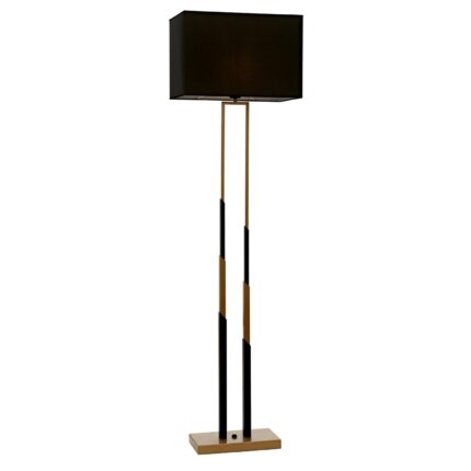 Lampadar Avonni LM-9125-1BSA E27 30x22 cm Negru/Antic