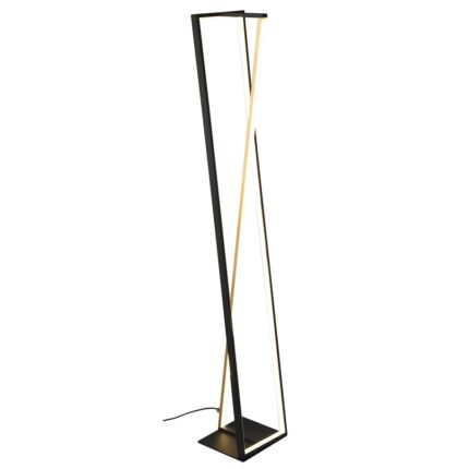 Lampa de podea, Trio, LED, IP20, Metal, Negru