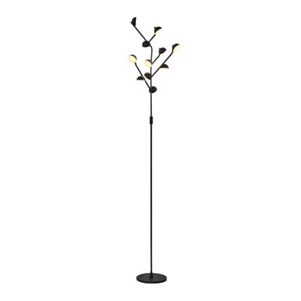 Lampadar din metal culoare negru