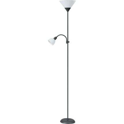 Lampadar Rabalux Action, E27 + E14, 1x100W + 1x25W