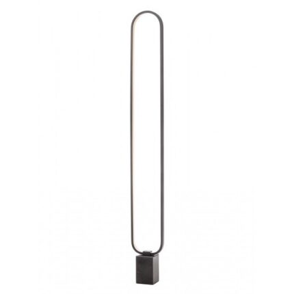 Lampadar Smarter Ado, negru mat, LED, 24W, 850 lumeni, alb cald 3000K, H.149 cm