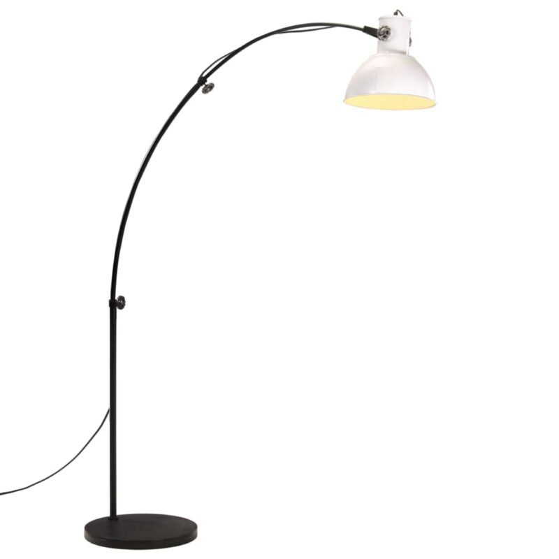 Lampa de podea vidaXL, 25 W, alb, 150 cm, E27, 12.78 Kg
