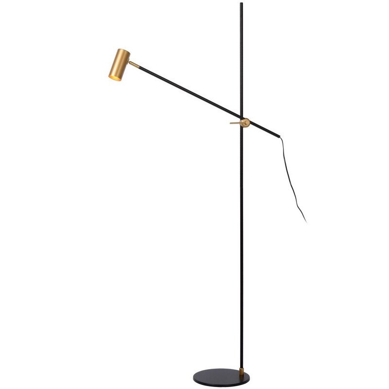 Lampadar, Lucide, 5 W, GU10, Otel, Negru