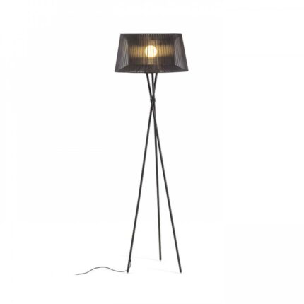 Lampadar, Rendl, Metal, 178 x 55 cm, Negru