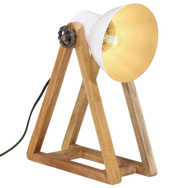 Lampa de birou vidaXL, 25 W, alb, 30x17 x40 cm, E27, 1.12 Kg