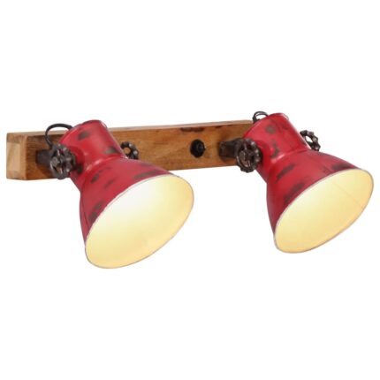 Lampa de perete vidaXL, 25 W, rosu uzat, 45 x25 cm, E27, 1.98 Kg