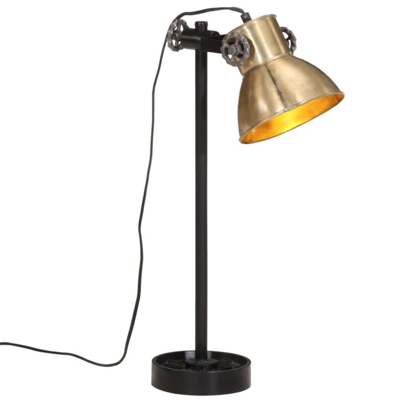 Lampa de birou vidaXL, 25 W, alama antichizata, 15x 15x55 cm, E27, 2.82 Kg