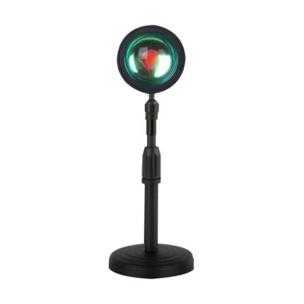 Lampa de Veghe cu proiector led, Nevermore, Sunset Light, Reglabila pe inaltime, Rotatie 360 grade, lumina ambientala pentru atmosfera placuta