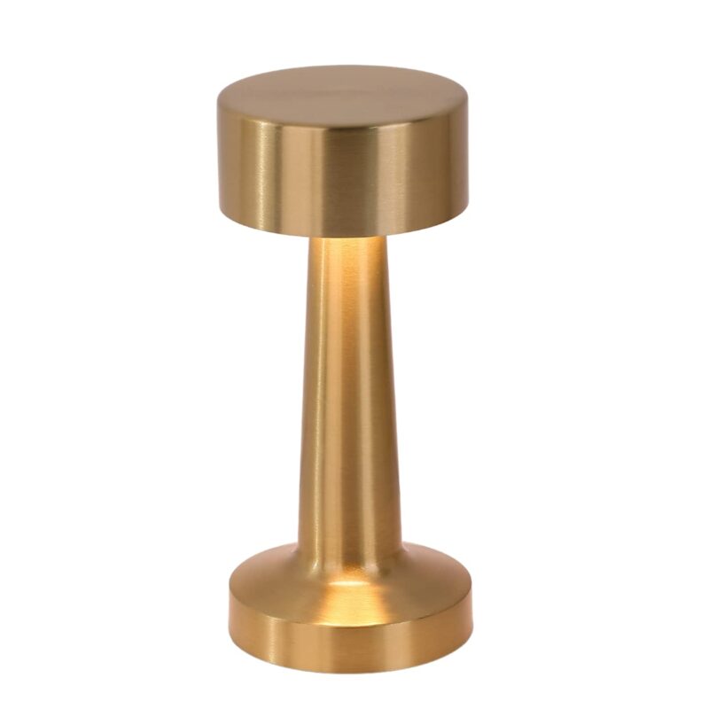 Veioza LNGODEHO, metal, LED, auriu