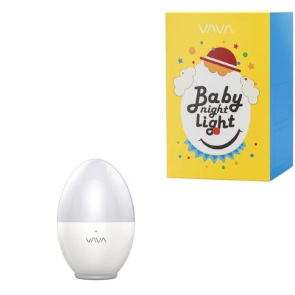 Lampa de veghe cu acumulator VaVa CL013, Touch control, 2W, 300 lm, 2200 mAh, DC 5V/1A, IP65, temperatura lumina 2700K-6500K, Alb