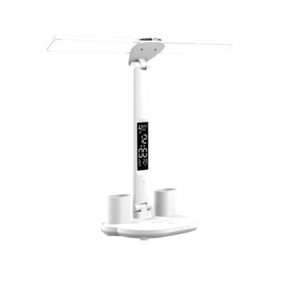 Lampa birou cu LED, cu acumulator 3200mAh, touch control, reglare intensitate lumina rece/calda/neutra, alb, eR D L